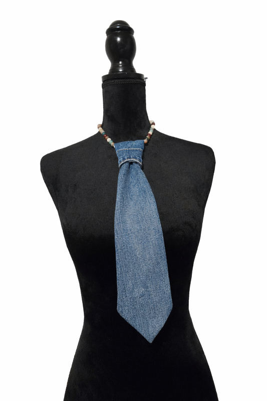 Luxe Denim Necktie - Made to Order