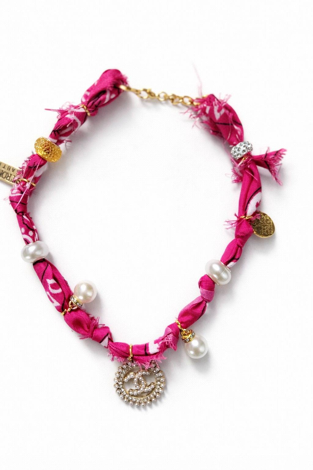 Bandana Charm Necklace