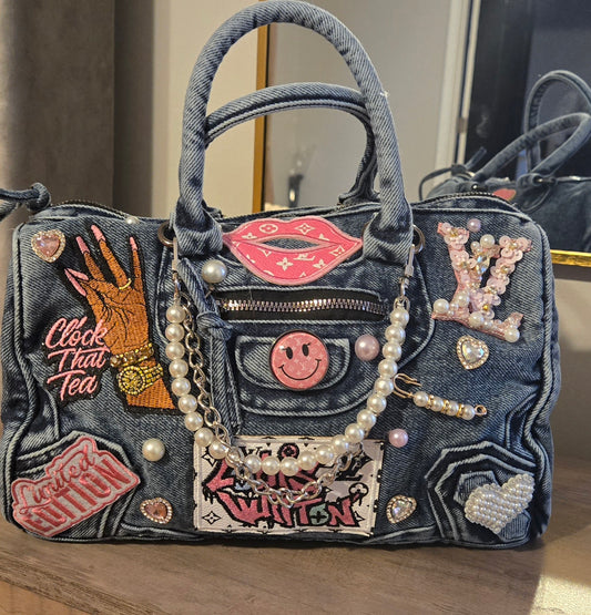 Denim Custom Junk Bag - Made to order