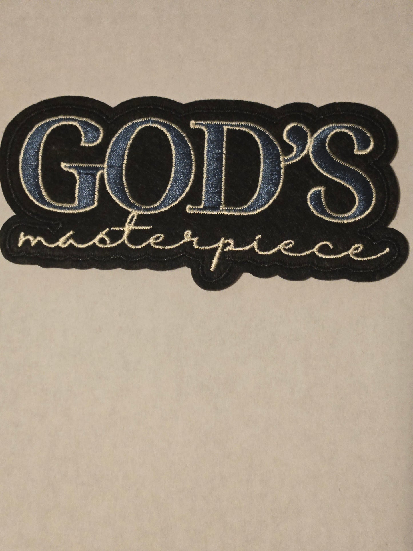 God's Masterpiece Iron On Patch