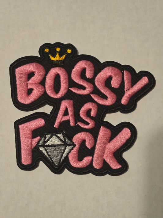 Bossy AF Iron On Patch