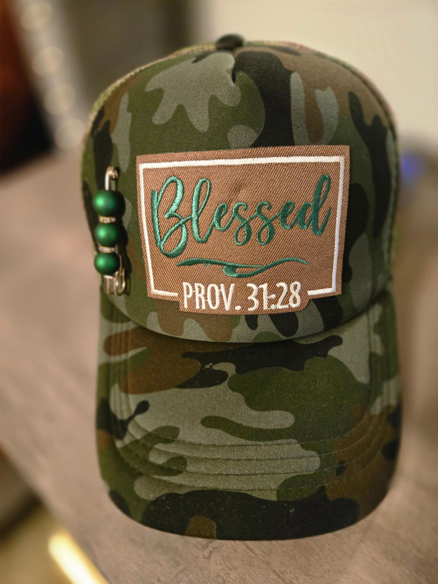 Inspirational Camouflage Trucker Hat
