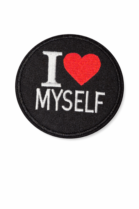 I ❤️ Myself Embroidered Patch – Ready to Ship