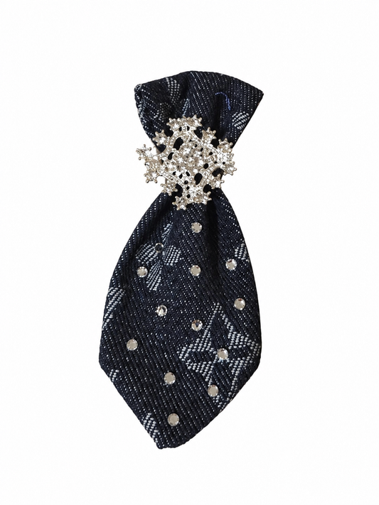 Monogram LV Crystal Mini Brooch Tie