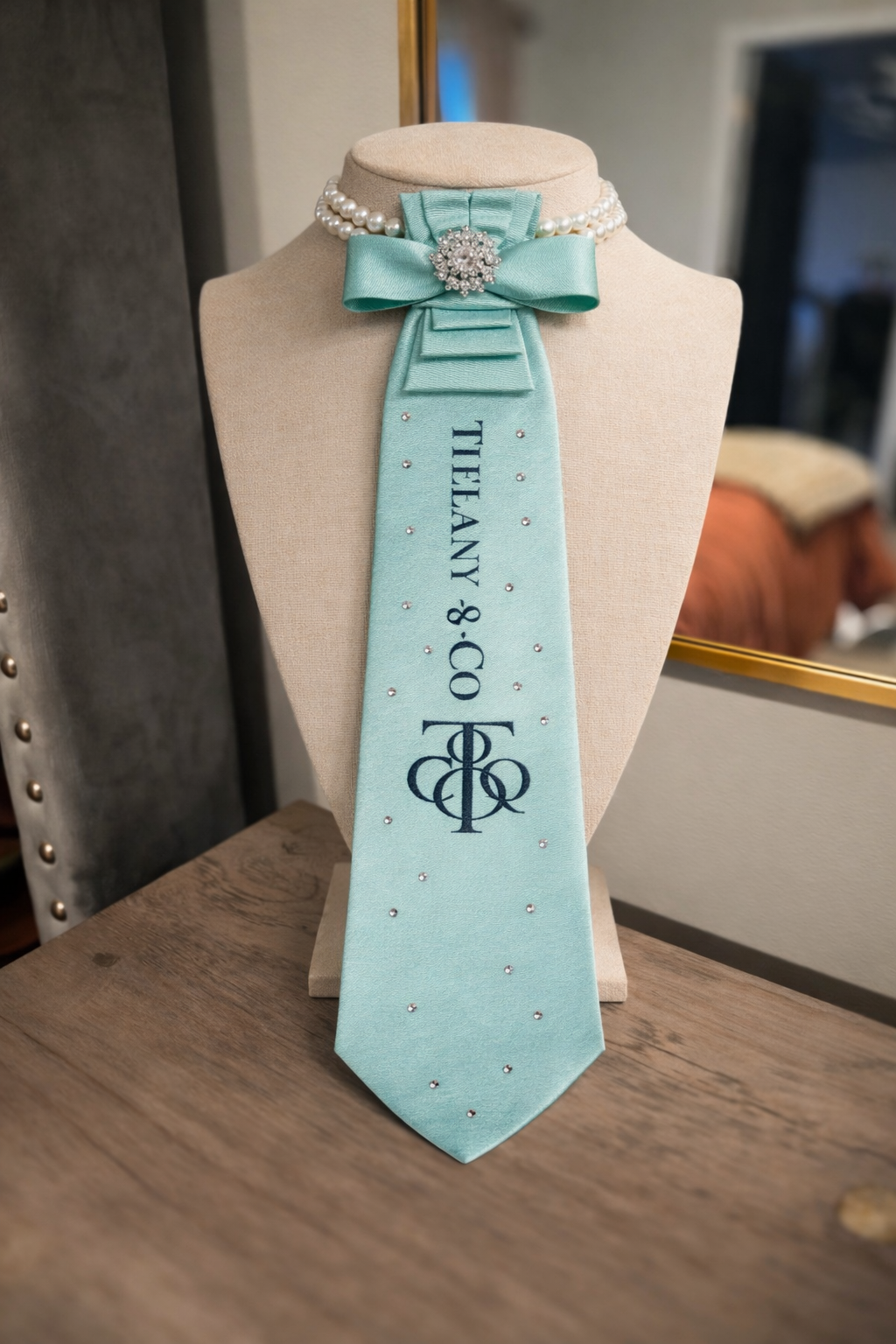 Luxe Tiffany Inspired Necklace Tie