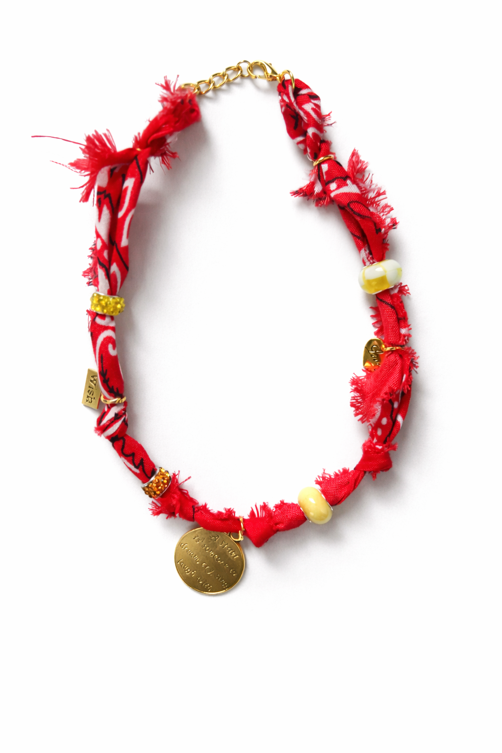 Bandana Charm Necklace