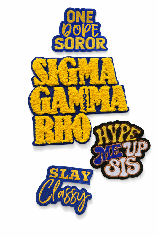 Sigma Iron on Patch Bundle