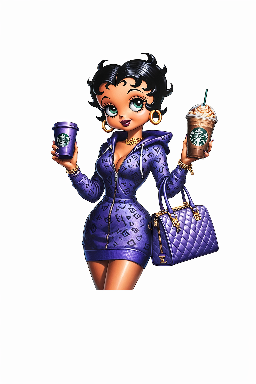 Betty Boop LV Purple
