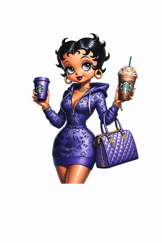 Betty Boop LV Purple