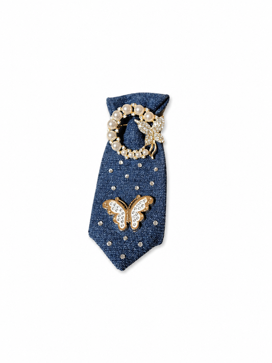 Butterfly MIni Brooch Tie