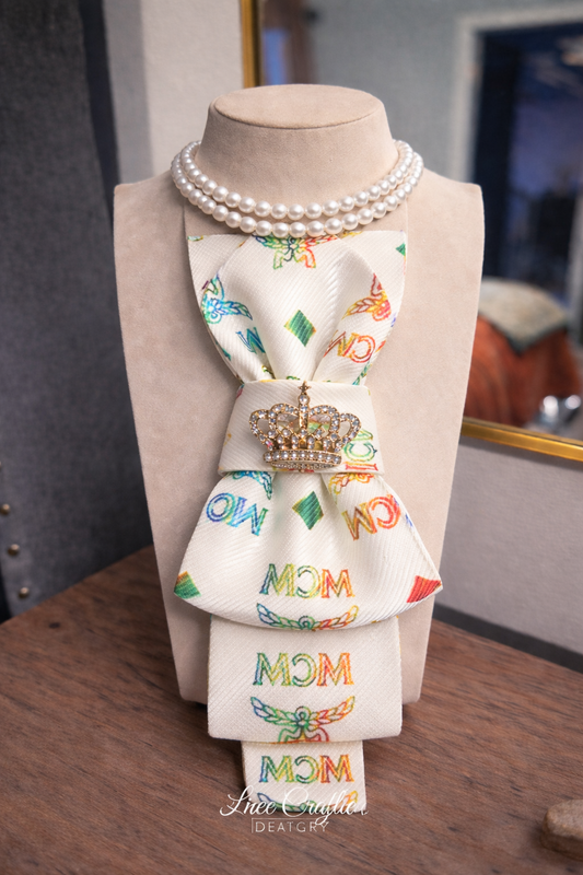 MCM Inspired Women's Necklace Tie