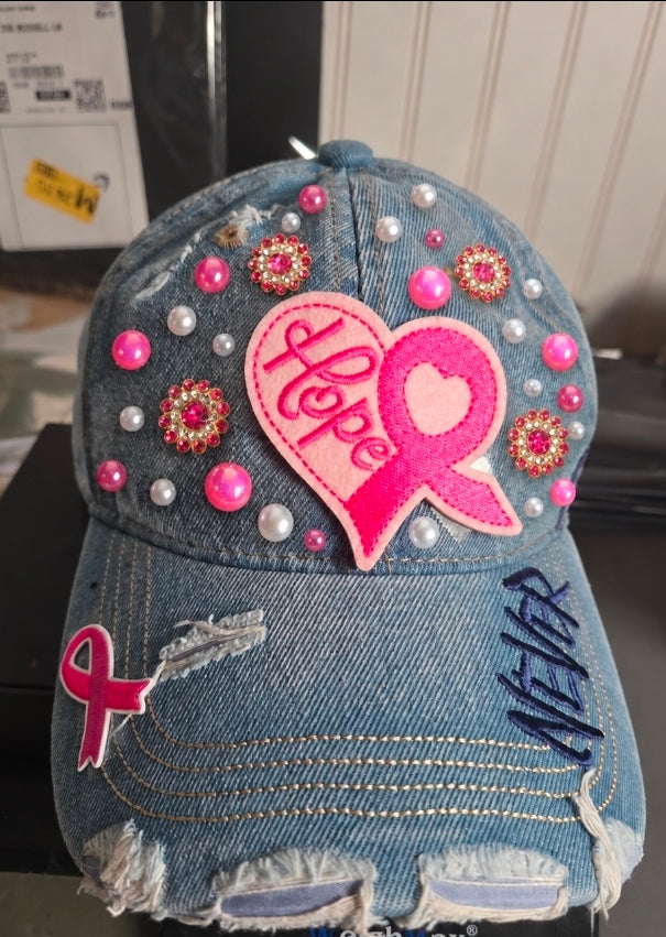Butterfly Cancer Awareness Hat