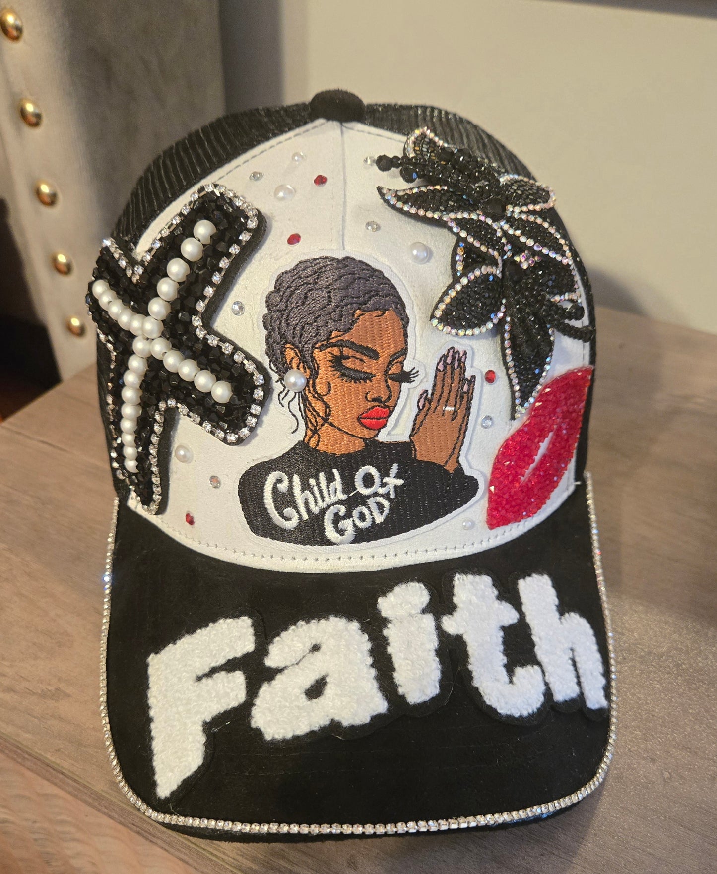 "Faith" Embellished Baseball Cap – Child of God Edition