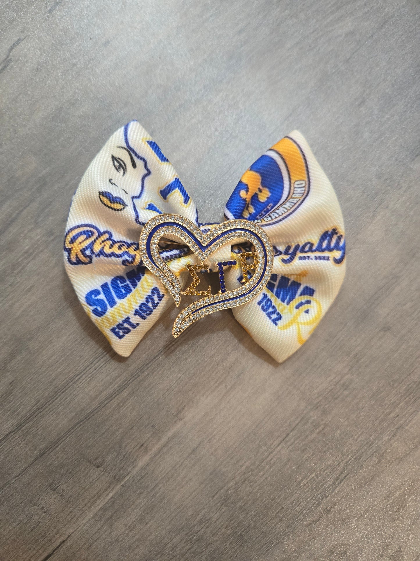 Sorority Bow Tie Brooch