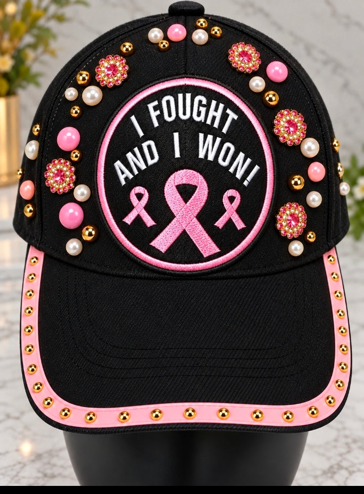 Butterfly Cancer Awareness Hat
