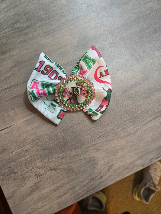 Sorority Bow Tie Brooch