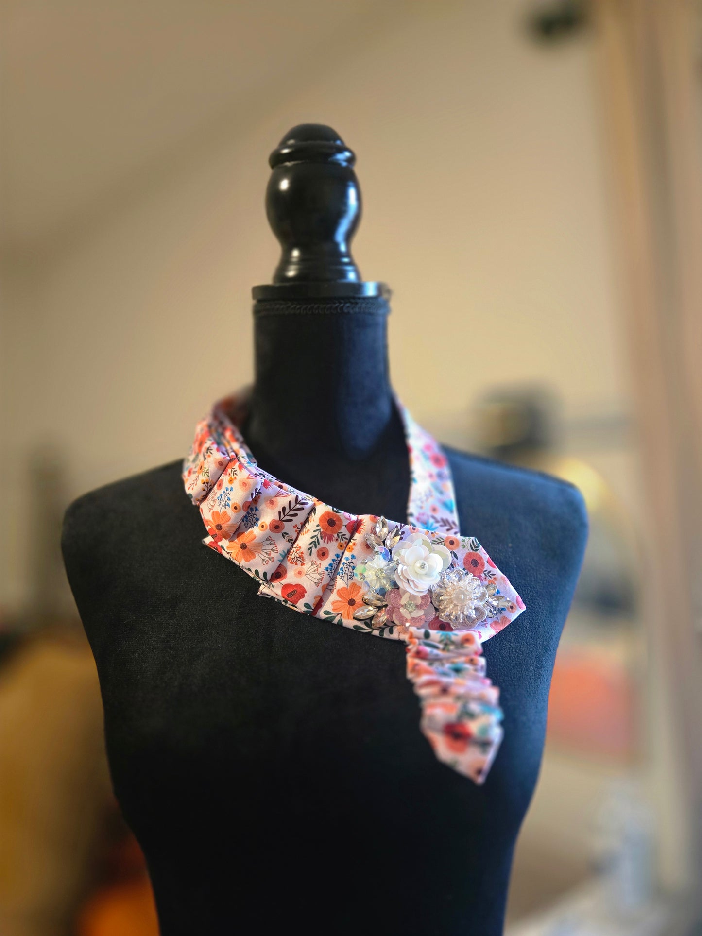 Ruched Scarf Tie